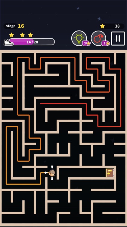 Maze game classic fun puzzle