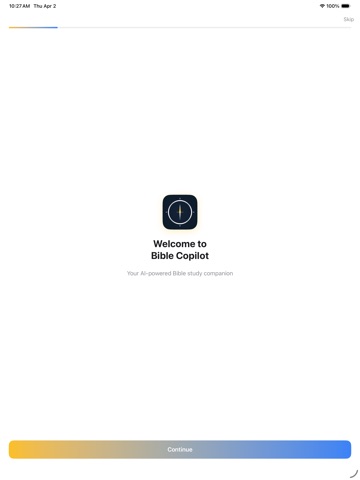 Bible Copilot - AI Bible Study iPad screenshot