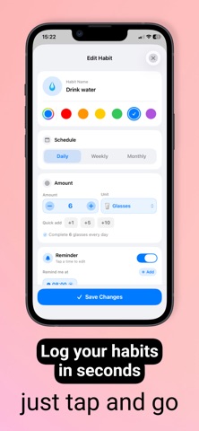 Habbit: Goals tracker & Streak screenshot