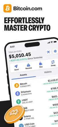 Bitcoin.com Wallet: Screenshot 1 von 7