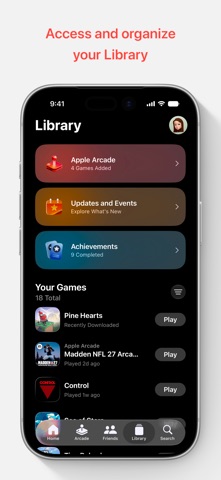 Apple Games のスクリーンショット