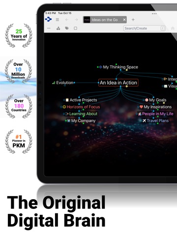 TheBrain: Smart Notes & Links iPad screenshot