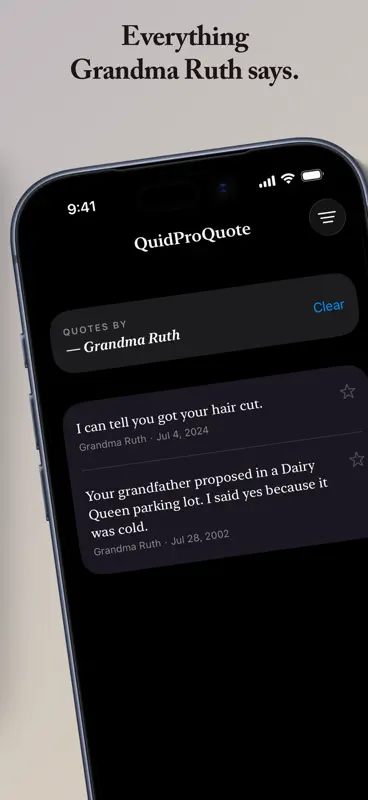 QuidProQuote: Memory Keeper screenshot 5 of 5