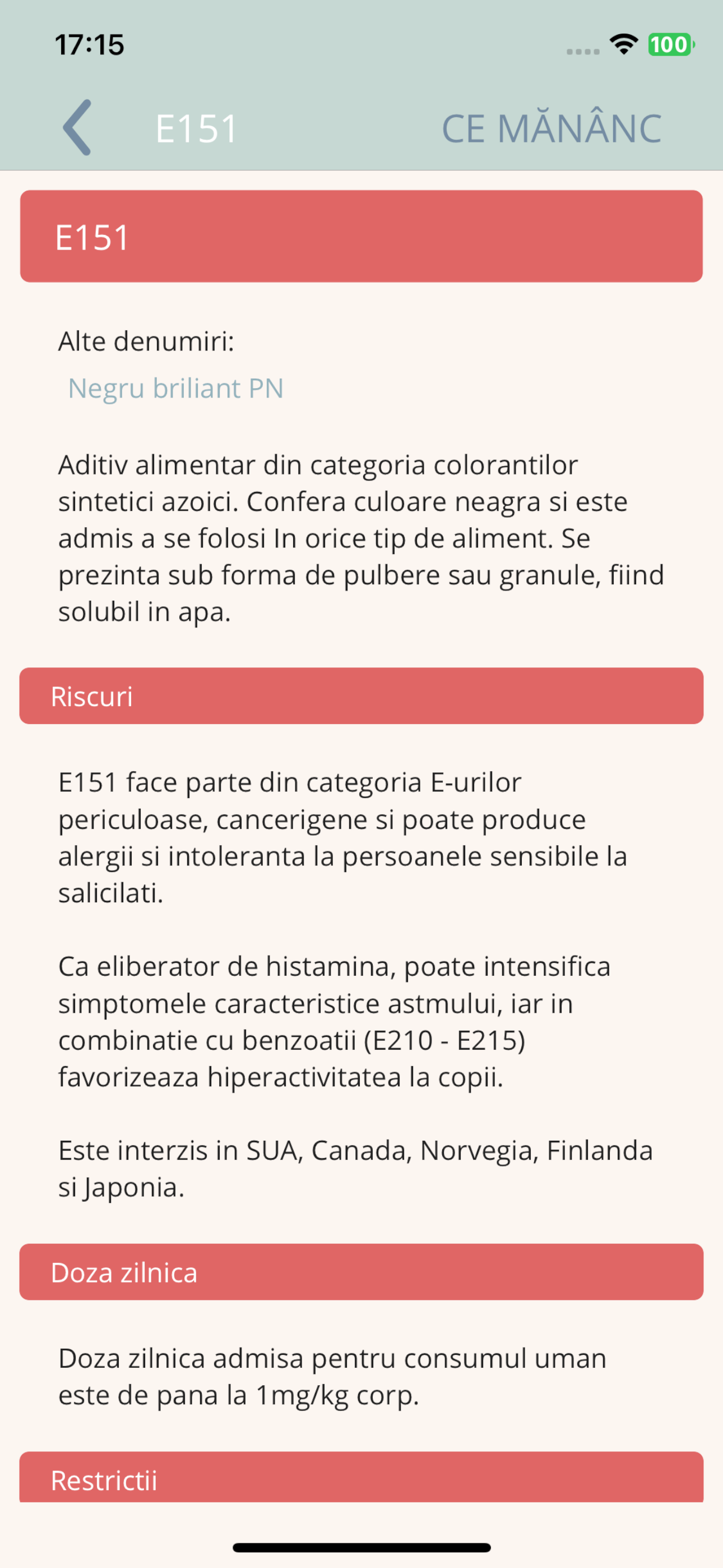 Ce Mănânc