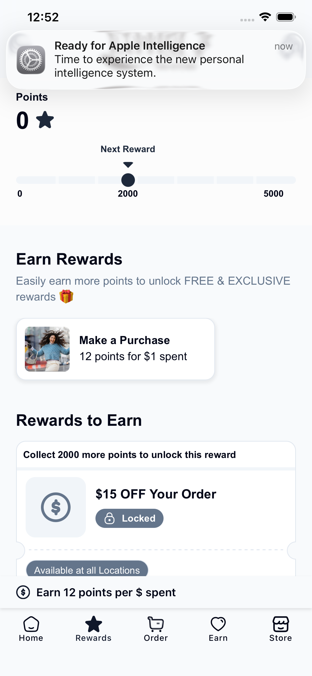 Eattini Thai Rewards screenshot 2