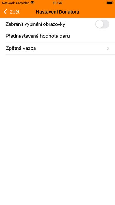 Donátor Screenshot