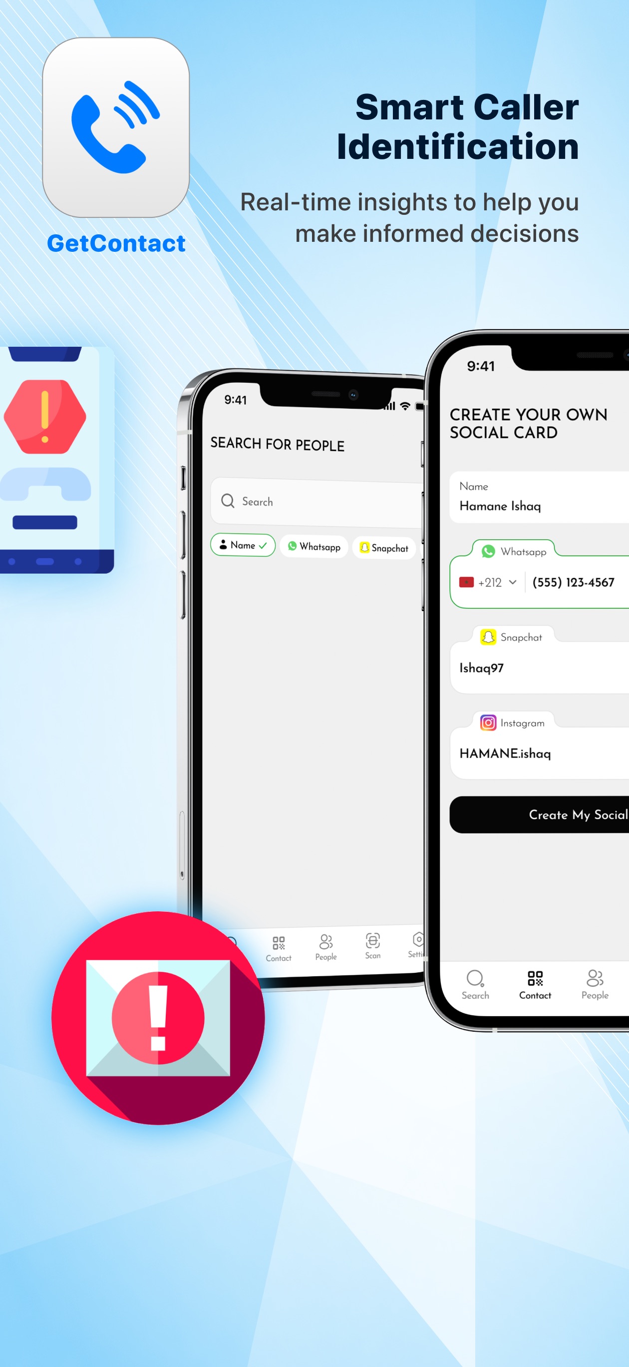 Screenshot 2 of Contact ID-Share & Get Contact