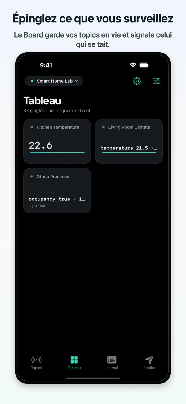 Screenshot #3 pour MQTT Commander
