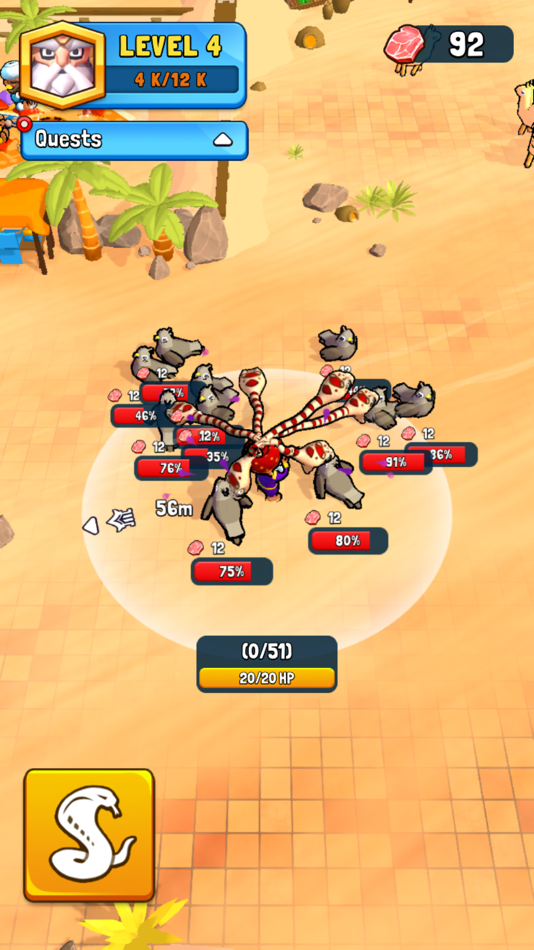#4. Snake Charmer! (iOS) 由: Full Fat Productions Ltd