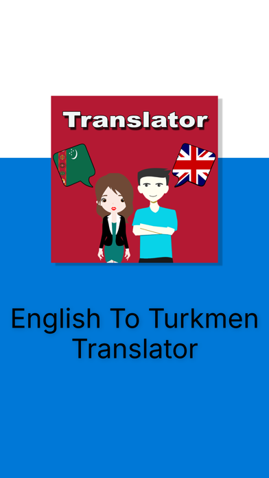 English To Turkmen Translator iPhone screenshot