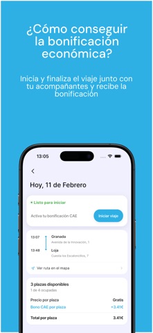 Mube - Viajes compartidos iPhone screenshot 7