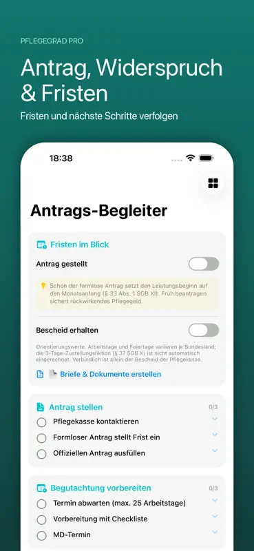 PflegeGrad Pro – Rechner screenshot 5 of 5