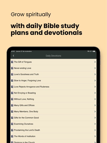 The Amplified Bible Offline iPad screenshot