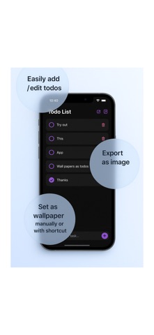 TodoWallpaper Screenshot 1 of 1
