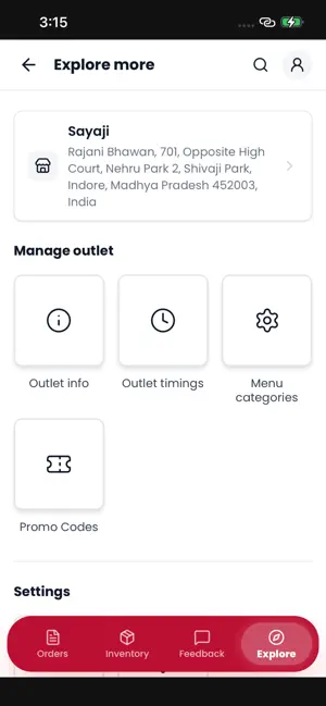 Indian Bite Restaurant Partner screenshot 3