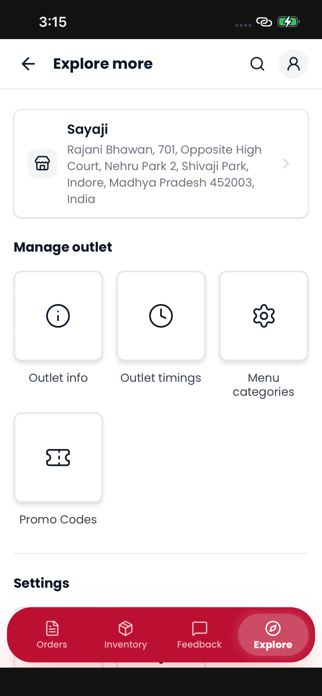 Indian Bite Restaurant Partner Screenshot 3 of 4
