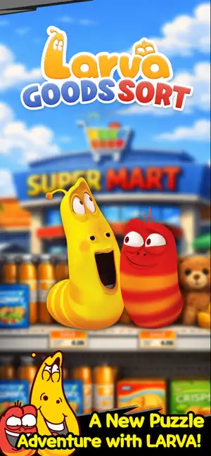 Larva Goods Sort screenshot 1