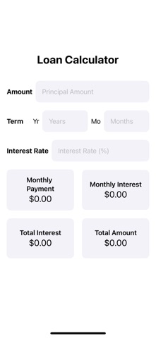 Loanify - Loan Calculator screenshot