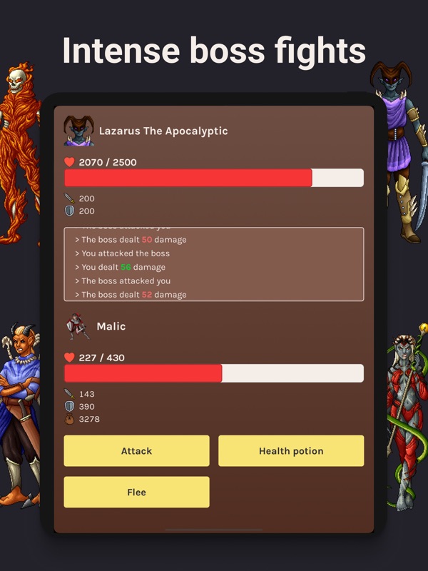 Malic's Legacy - RPG de Texto screenshot 12