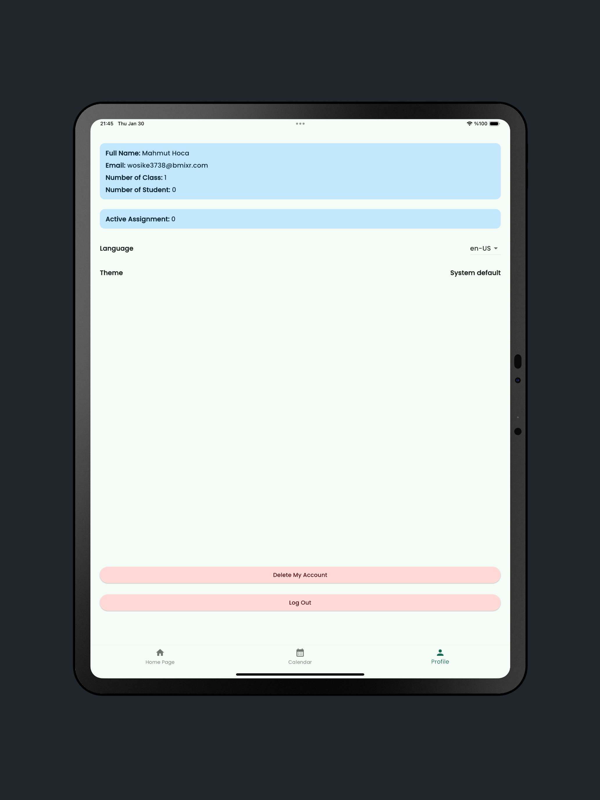 Tebeşir App
