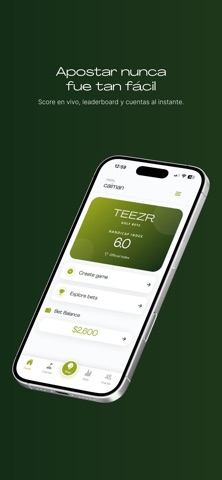 Teezr Golf Bets iPhone screenshot 7