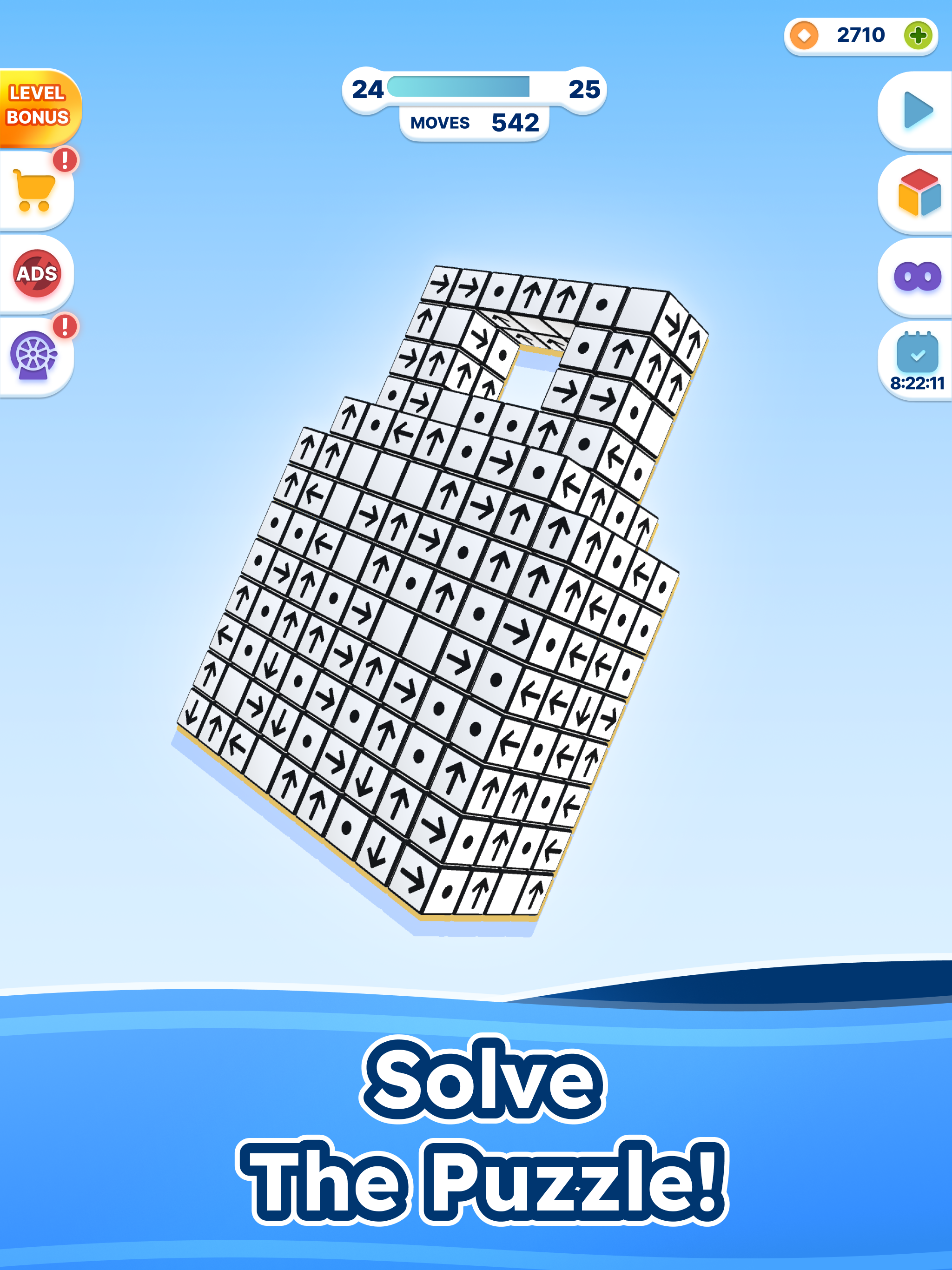 Tap Block Puzzle: 3D Сube Game