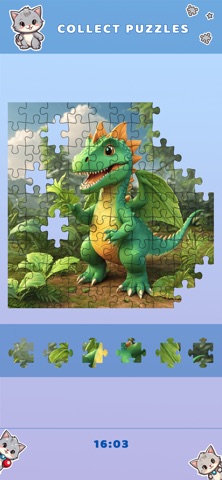 Offline Puzzle Games Jigsaw iPhone screenshot