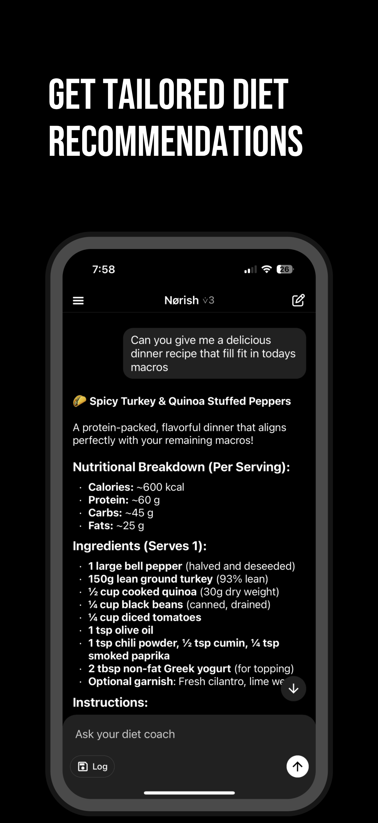 Nørish: Personal Diet Tracker