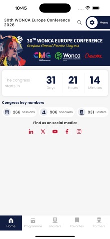 WONCAEurope2026 Screenshot 3 of 6
