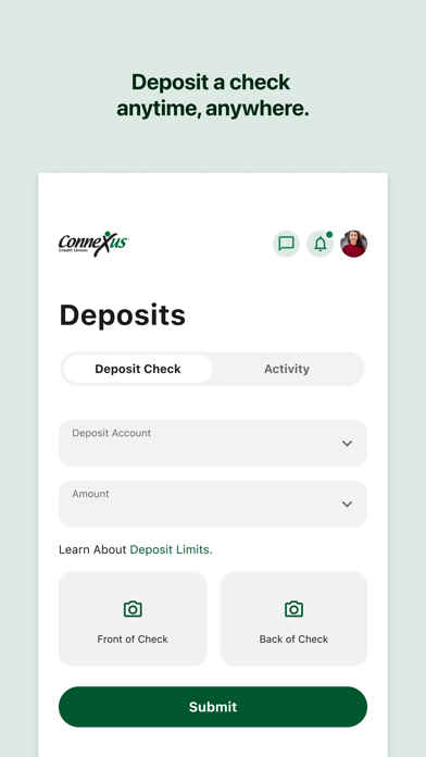 Connexus CU Mobile App Screenshot