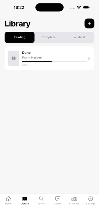 Readly — Book Tracker Screenshot 3 of 6