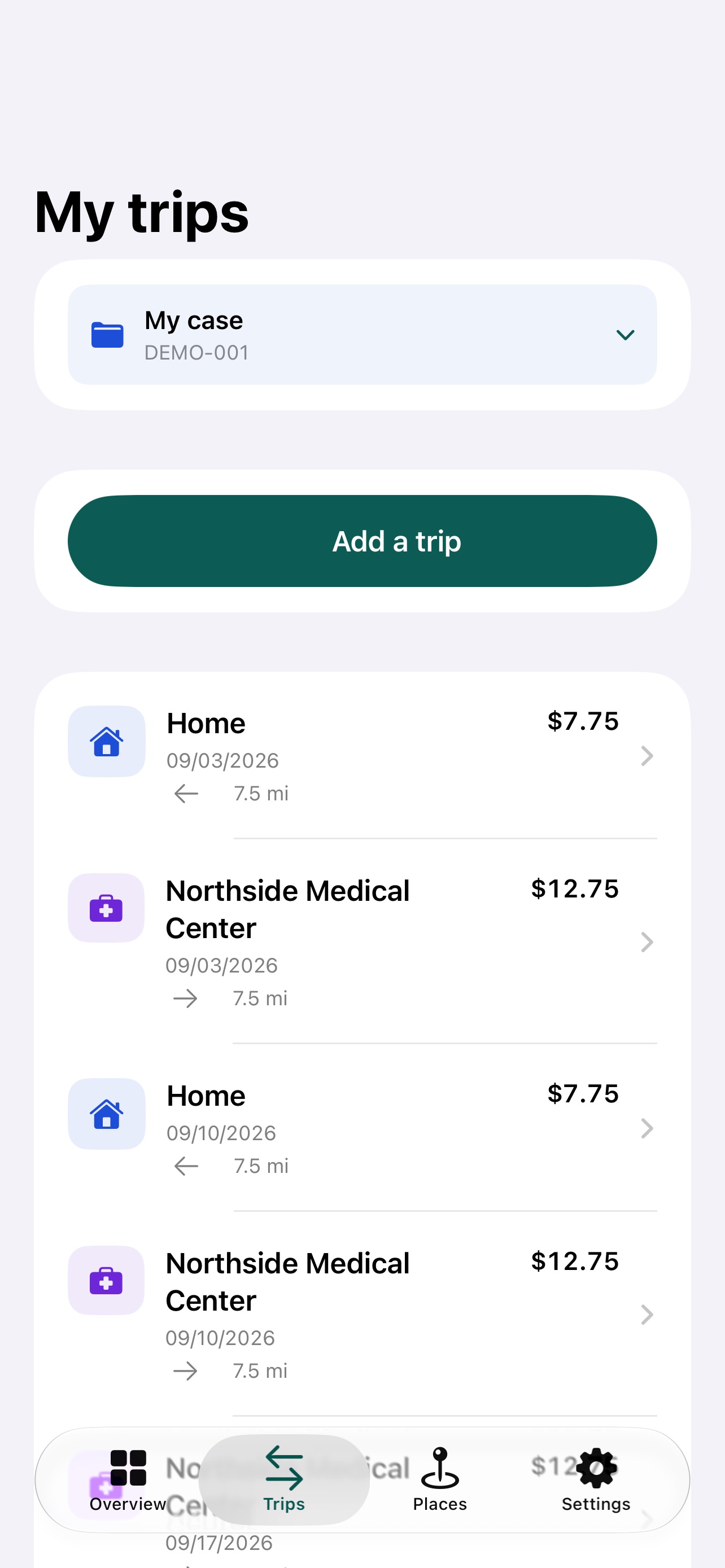 Screenshot 1 of Milerecord