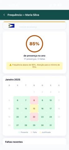 EduGi - Acompanhamento Escolar Screenshot 2 of 5