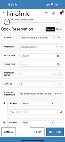 LimoLink Voyager Screenshot 3 of 6