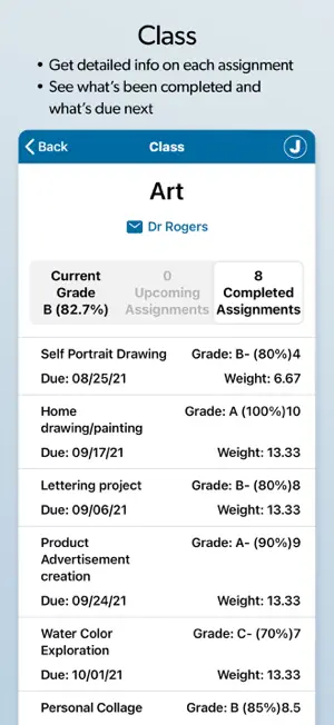 Gradelink Student/Parent App screenshot 4