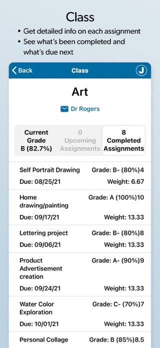 Gradelink Student/Parent App Screenshot 4 of 10