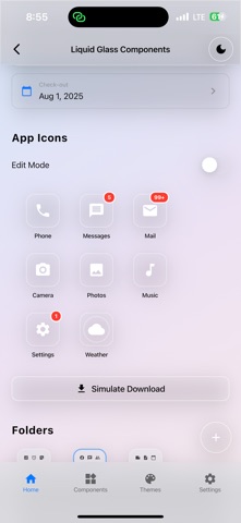Flutter Liquid Glass Kit Screenshot 5 of 10