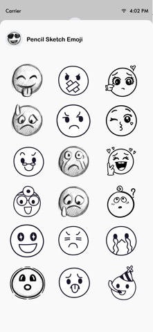 Pencil Sketch Stickers Pack screenshot
