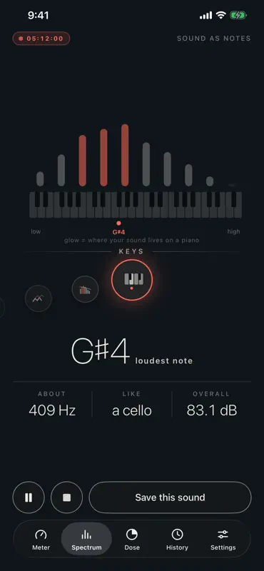Sonomètre Sonolab: Decibel dB screenshot 8 of 9