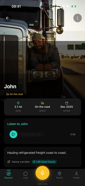 RoadTalk: Trucker Social screenshot 3