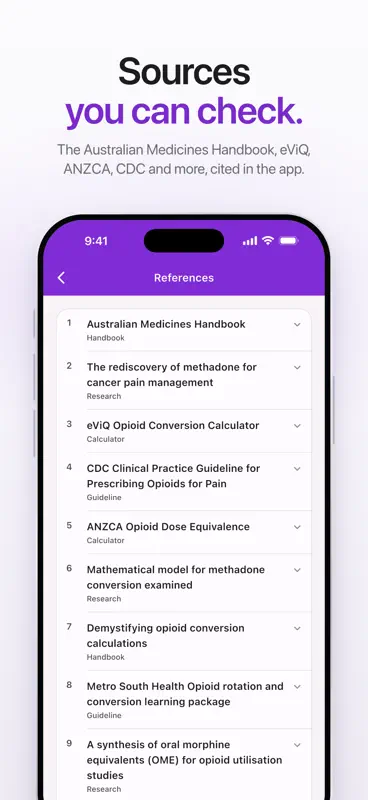 Opioid Conversion Calculator screenshot 9 of 9