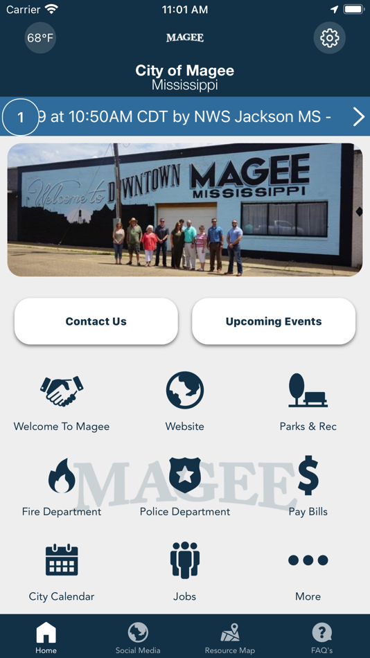 #1. City of Magee, MS (iOS) 由: City of Magee