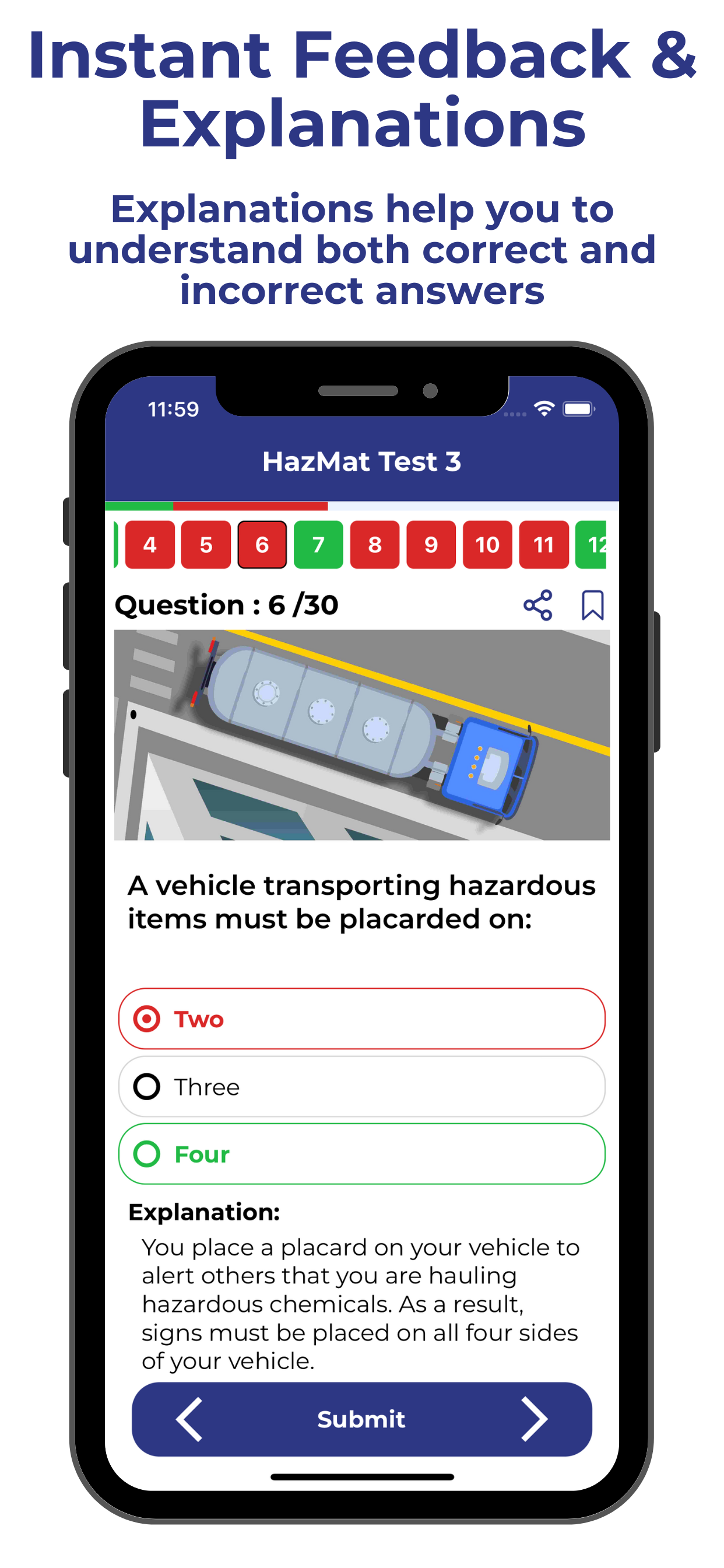 Oregon CDL Permit Test screenshot 2