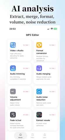 MP3 Converter -Audio/Video Screenshot 2 of 4