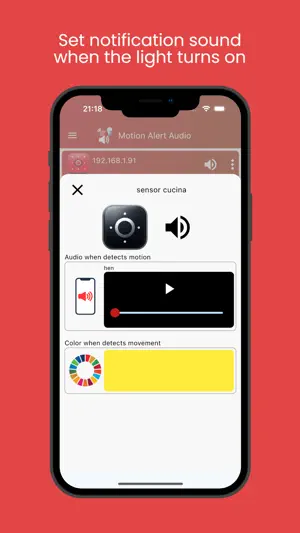 Motion Alert Audio screenshot 4