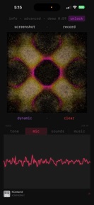 Cymatica: Music Visualizer screenshot