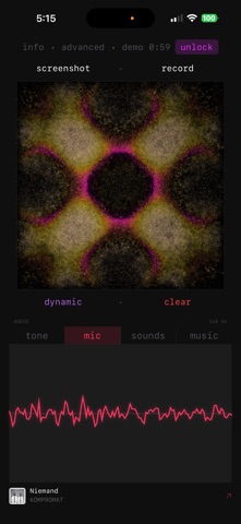 Cymatica：音乐可视化 screenshot