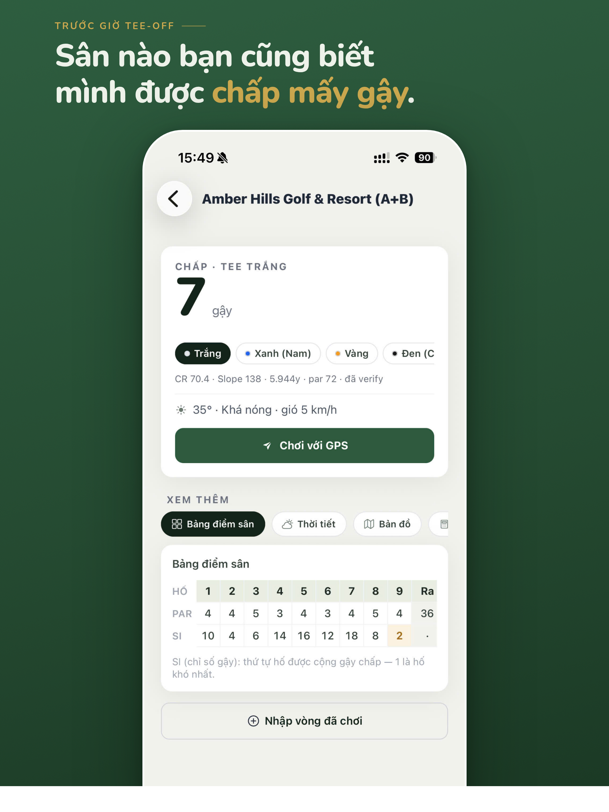 Senpar – Golf Handicap screenshot 10
