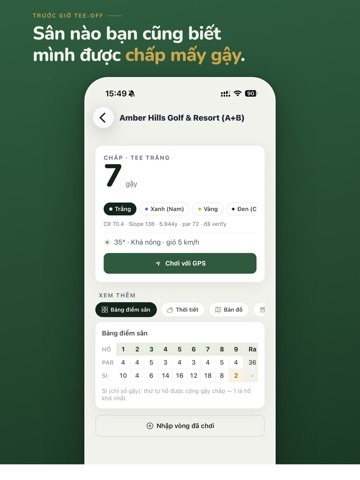 Senpar – Golf Handicap iPad screenshot 4