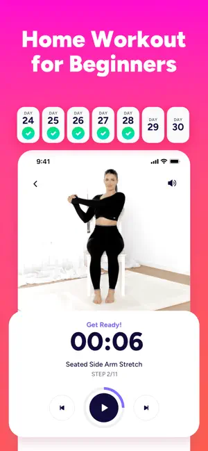 Light: Chair Yoga Plan screenshot 4